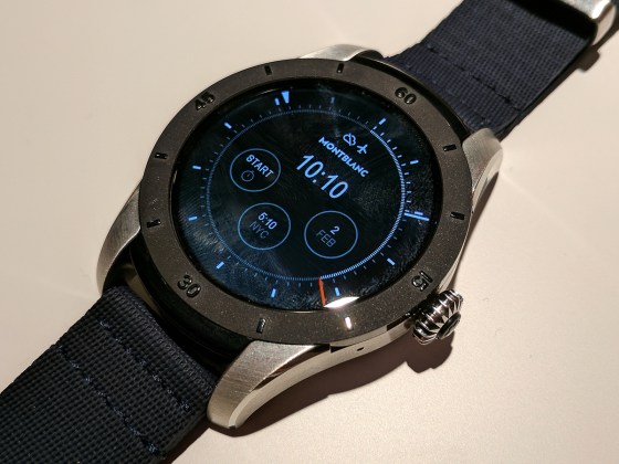 montblanc hybrid smartwatch