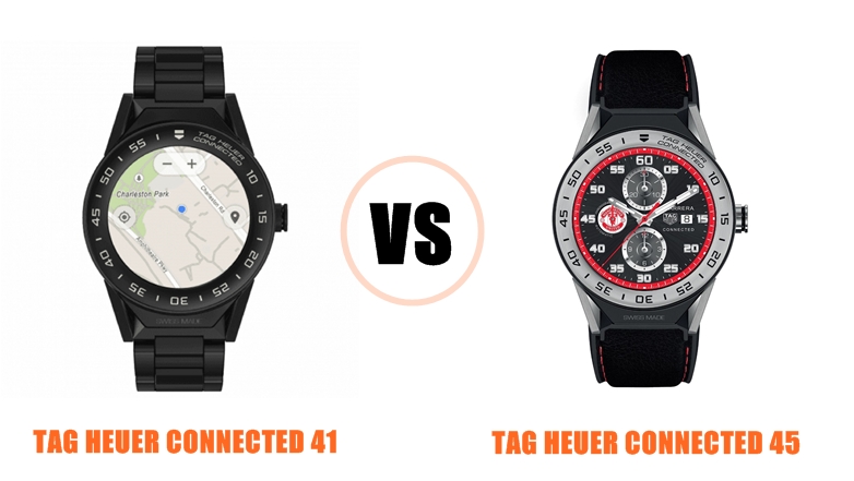 Tag Heuer Connected 41 vs 45 - What's the Difference?