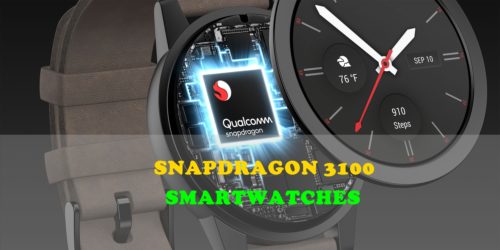 a list of snapdragon 3100 smartwatches