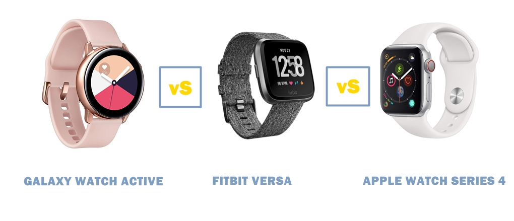 compare fitbit versa 2 and samsung galaxy active 2