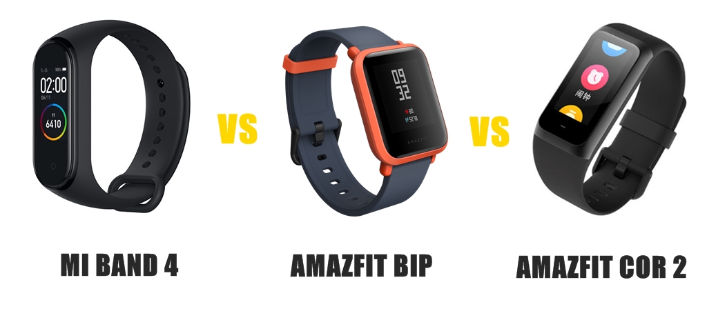 Mi Band 4 vs Amazfit Bip vs Cor 2 - Which Should You Buy?