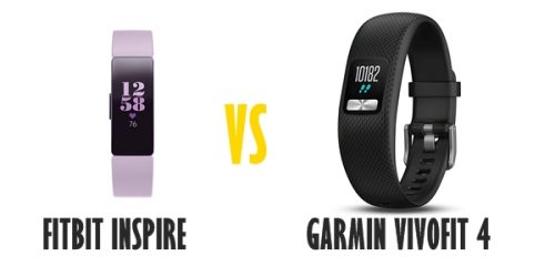 Fitbit Inspire vs Garmin Vivofit 4 