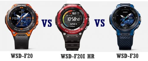 Casio WSD-F20 HR vs WSD-F30 Compared