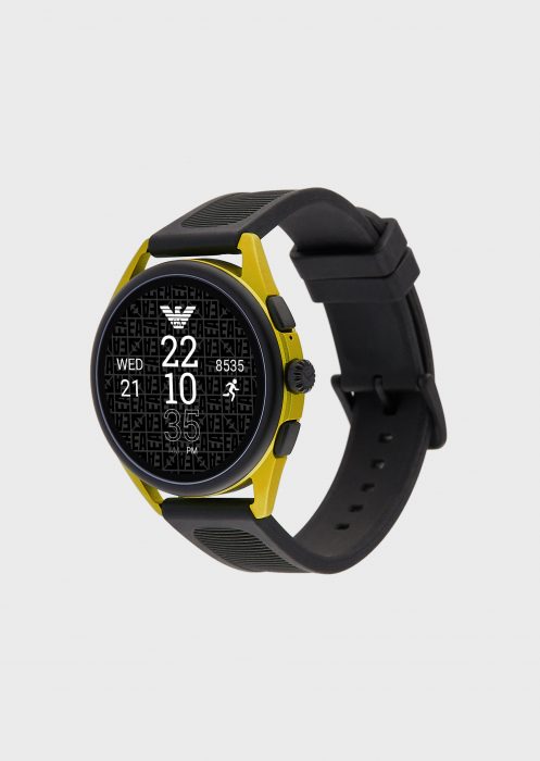 emporio armani touchscreen aluminium smartwatch