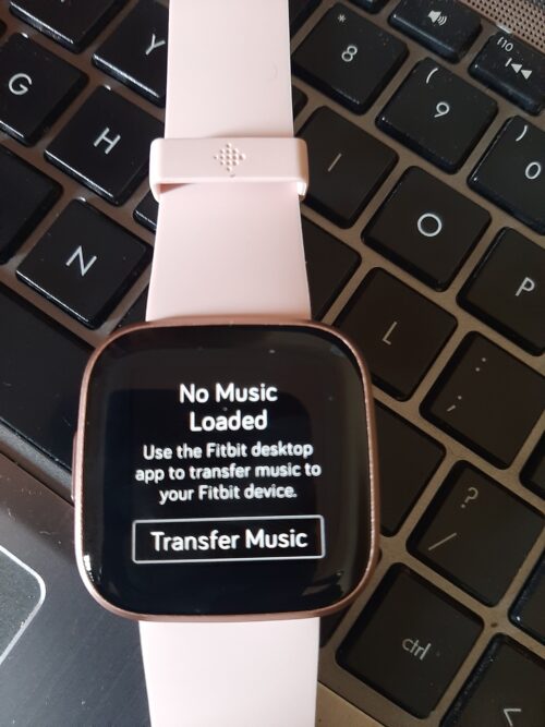how do you transfer music to fitbit versa