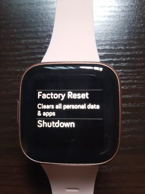 fitbit versa 2 how to turn off