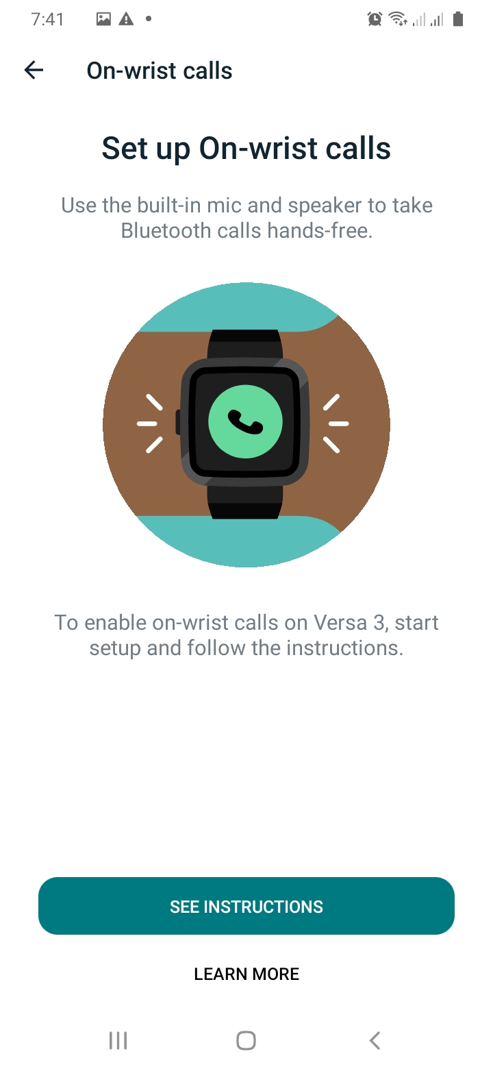 How to Setup On-wrist Calls For Fitbit Versa 3 and Sense