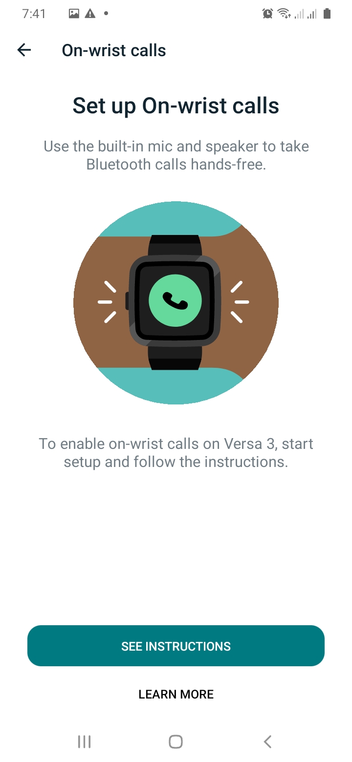 how to setup versa