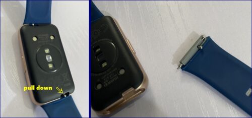 How to change Huawei Band 7 straps