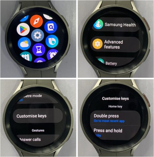Customize Galaxy Watch 5 buttons