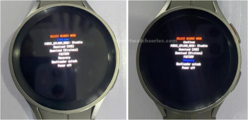 Factory reset Galaxy Watch 5 - Step 1