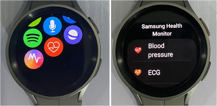 Samsung Health App successfully installed on Galaxy Watch 5